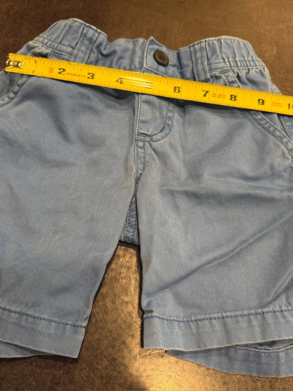Gymboree Blue Kids Shark Embroidered Shorts Boys Sz 3T blue